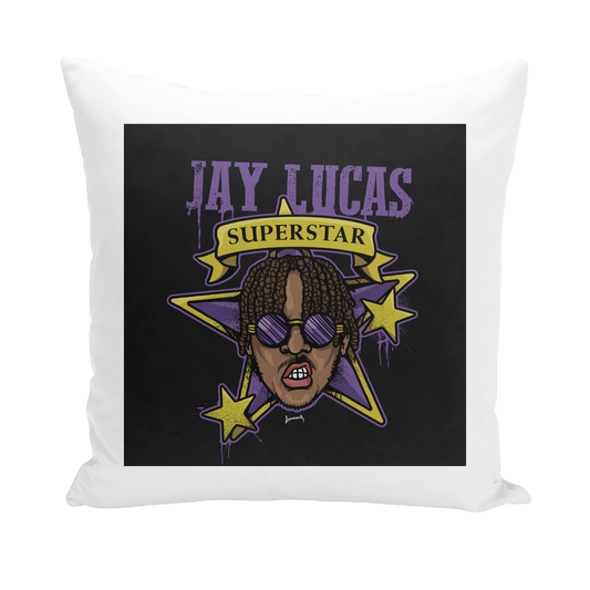 Jay Lucas (USA) "Superstar" Throw Pillow