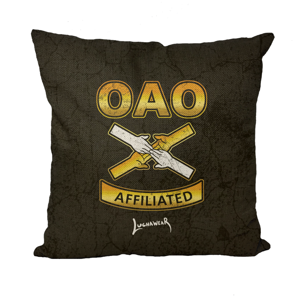 Over All Obstacles (USA) "Coat of Arms" Throw Pillow with Insert