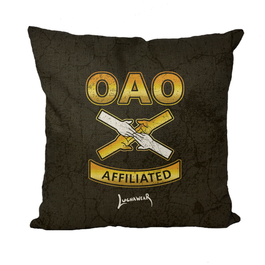 Over All Obstacles (USA) "Coat of Arms" Throw Pillow with Insert