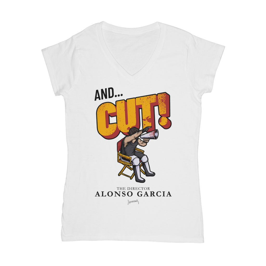 Alonso Garcia (USA) "The Director" Women's Wear V-Neck T-Shirt