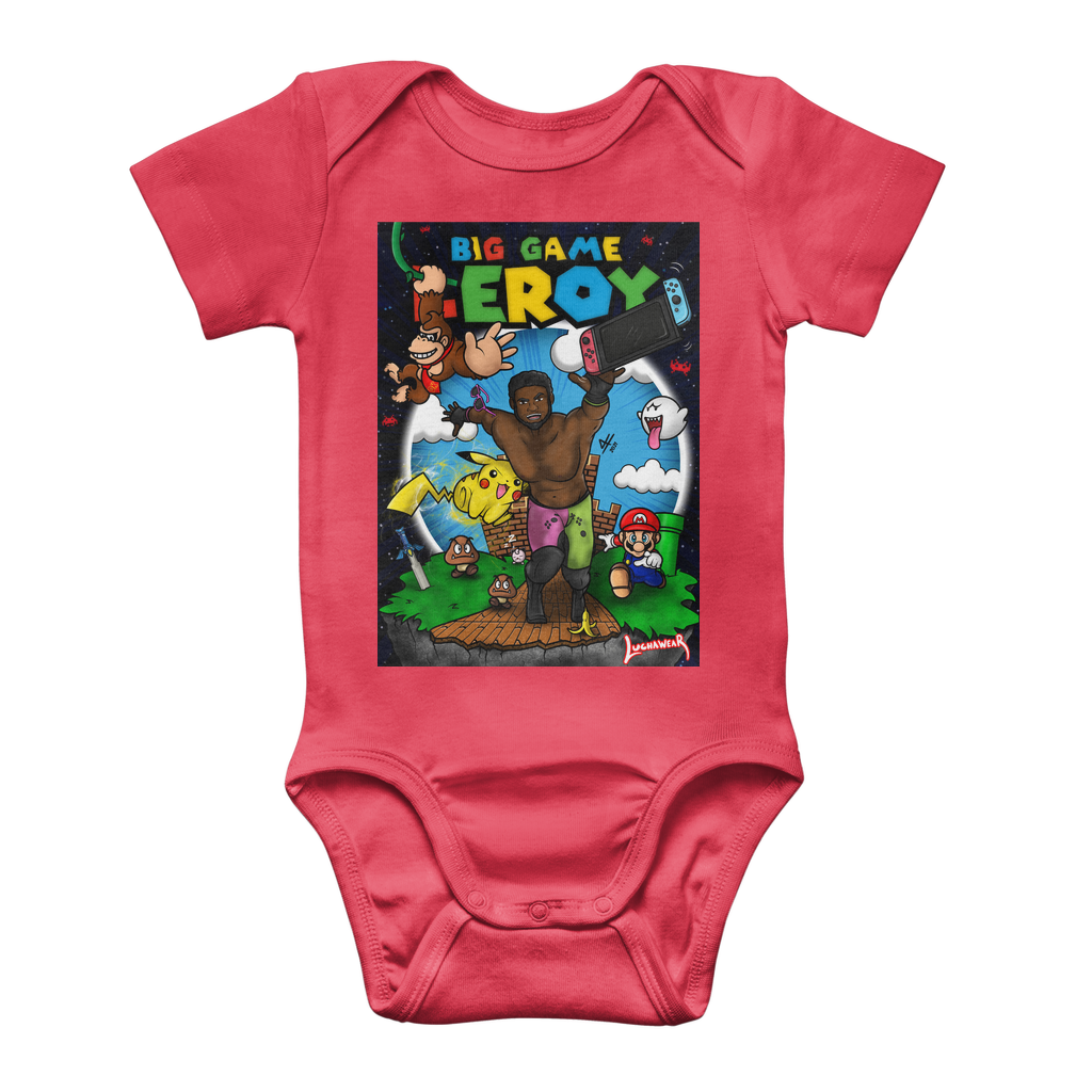 Get your game on! (USA) "Leroy Green" Baby Onesie