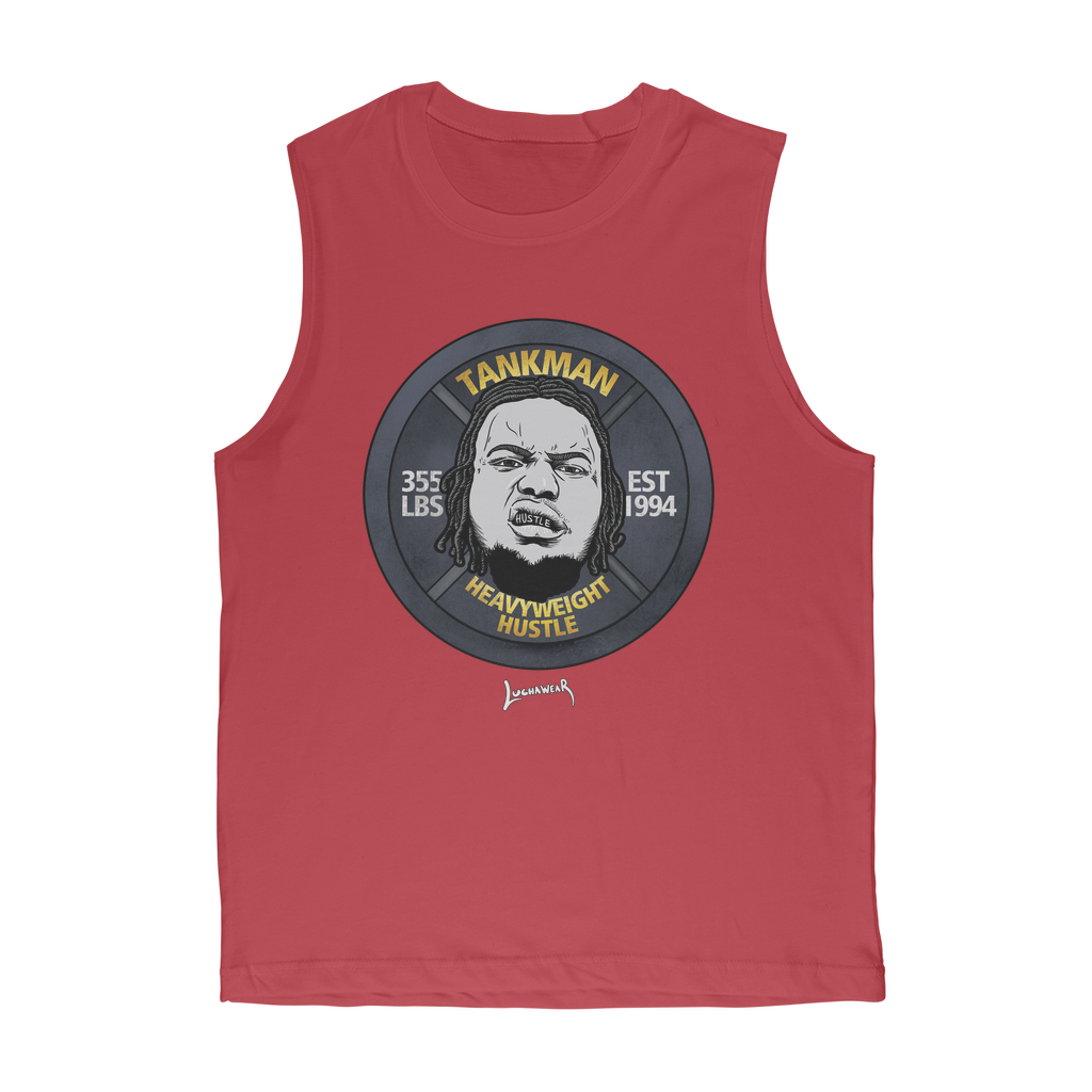 Calvin Tankman (USA) "Heavyweight Hustle" Muscle Tank Top