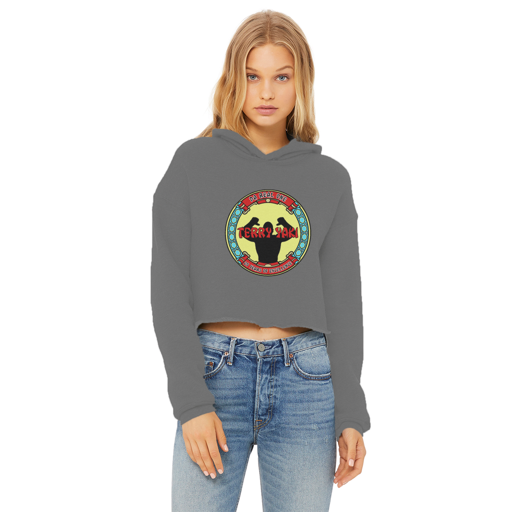 Terry Yaki (USA) "Da Real One" Women's Wear Crop Top Hoodie