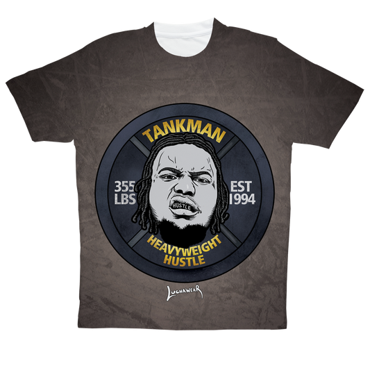 Calvin Tankman (USA) "Heavyweight Hustle" Unisex Activewear Tee
