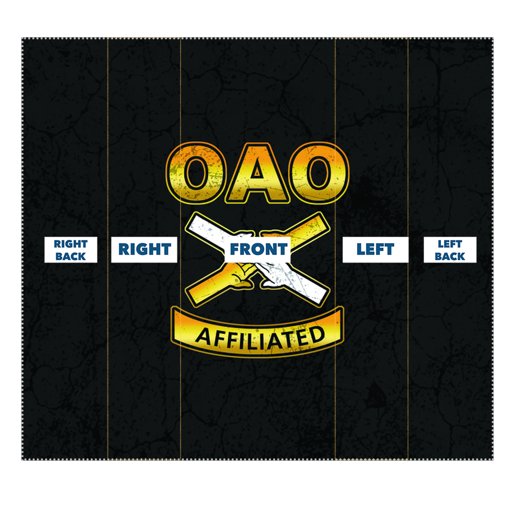 Over All Obstacles (USA) "Coat of Arms" Neck Gaiter