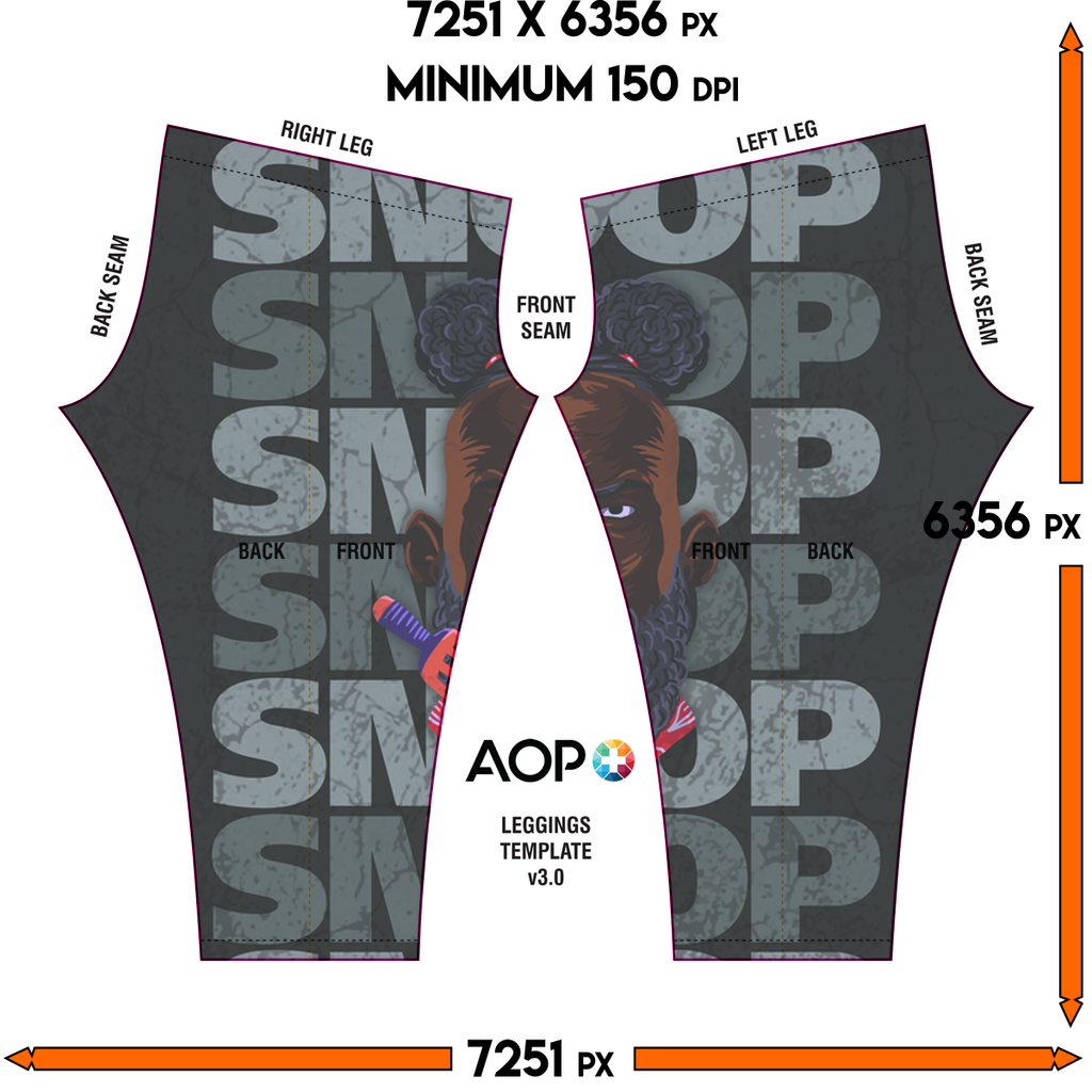 Snoop Strikes (USA) SNOOP Yoga Leggings
