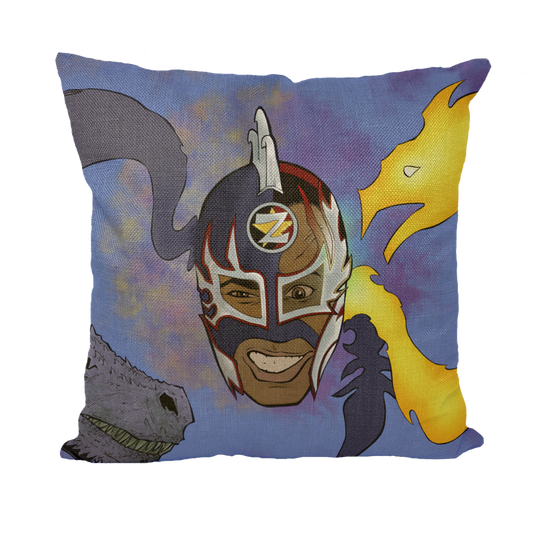 ZENSHI (USA/CHL) "Historia" Throw Pillow with Insert