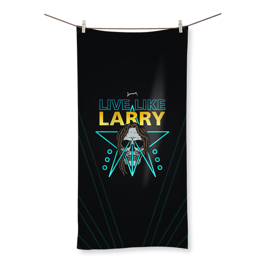 Larry Lazard (USA) "Live Like Larry" Home and Beach Towel