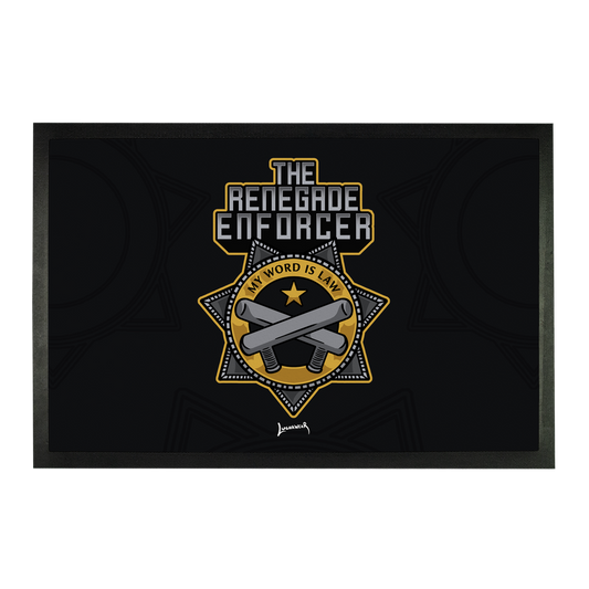 Renegade Enforcer (USA) "My Word is Law" Doormat