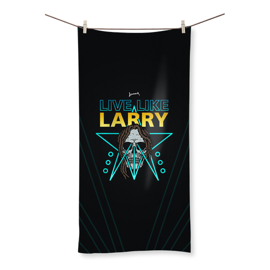 Larry Lazard (USA) "Live Like Larry" Home and Beach Towel