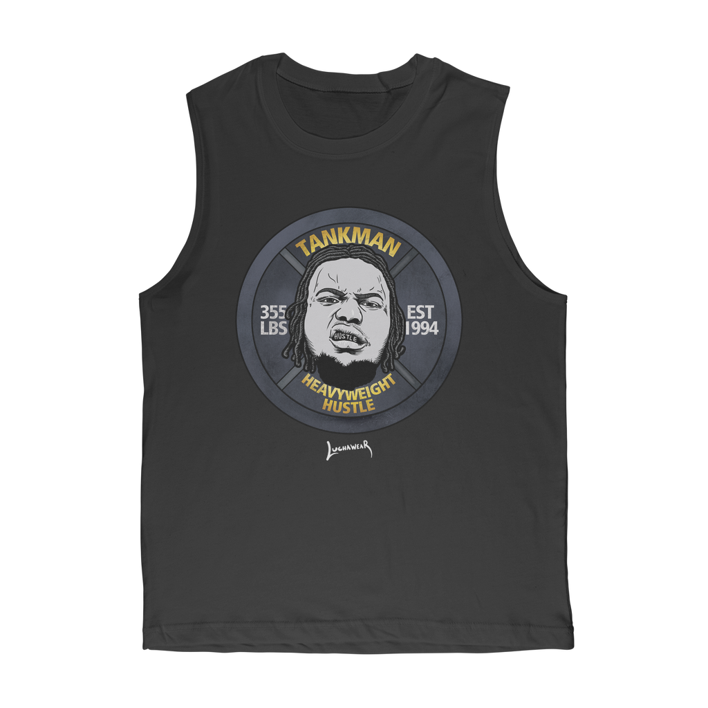 Calvin Tankman (USA) "Heavyweight Hustle" Muscle Tank Top