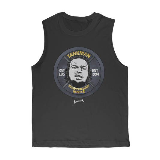 Calvin Tankman (USA) "Heavyweight Hustle" Muscle Tank Top