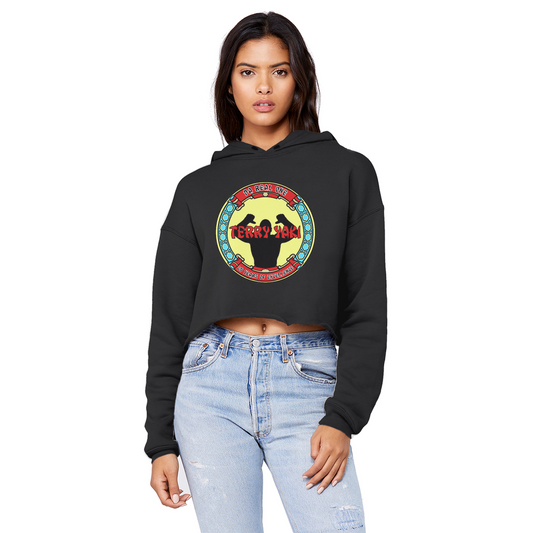 Terry Yaki (USA) "Da Real One" Unisex Crop Top Boyfriend Hoodie