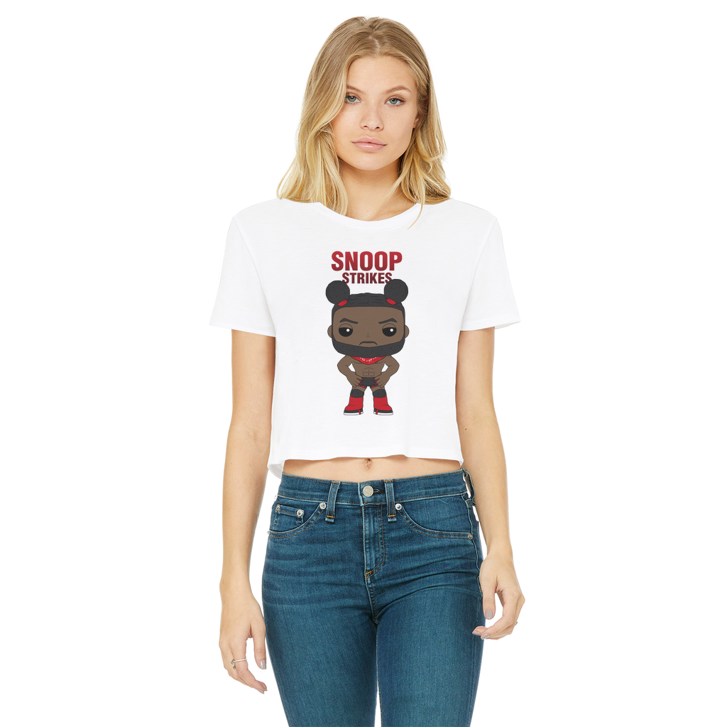 Snoop Strikes (USA) "Lil Snoop" Women's Wear Crop Top