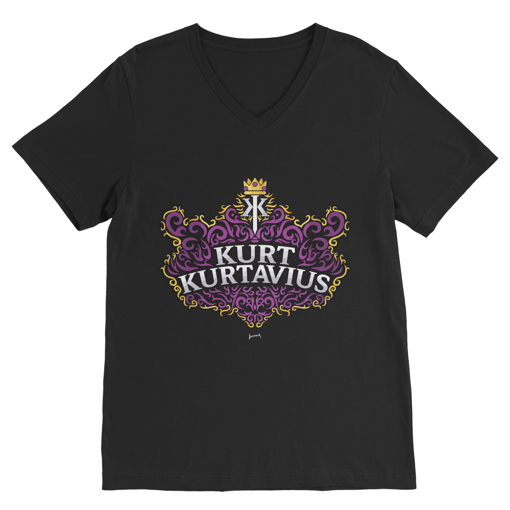 Kurt Kurtavious (USA) "Royalty " V Neck Tee