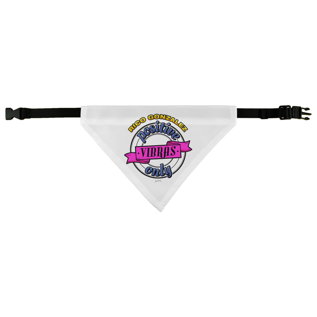 Rico Gonzalez (MEX) "Positive Vibras" Doggie/ Pet Bandana
