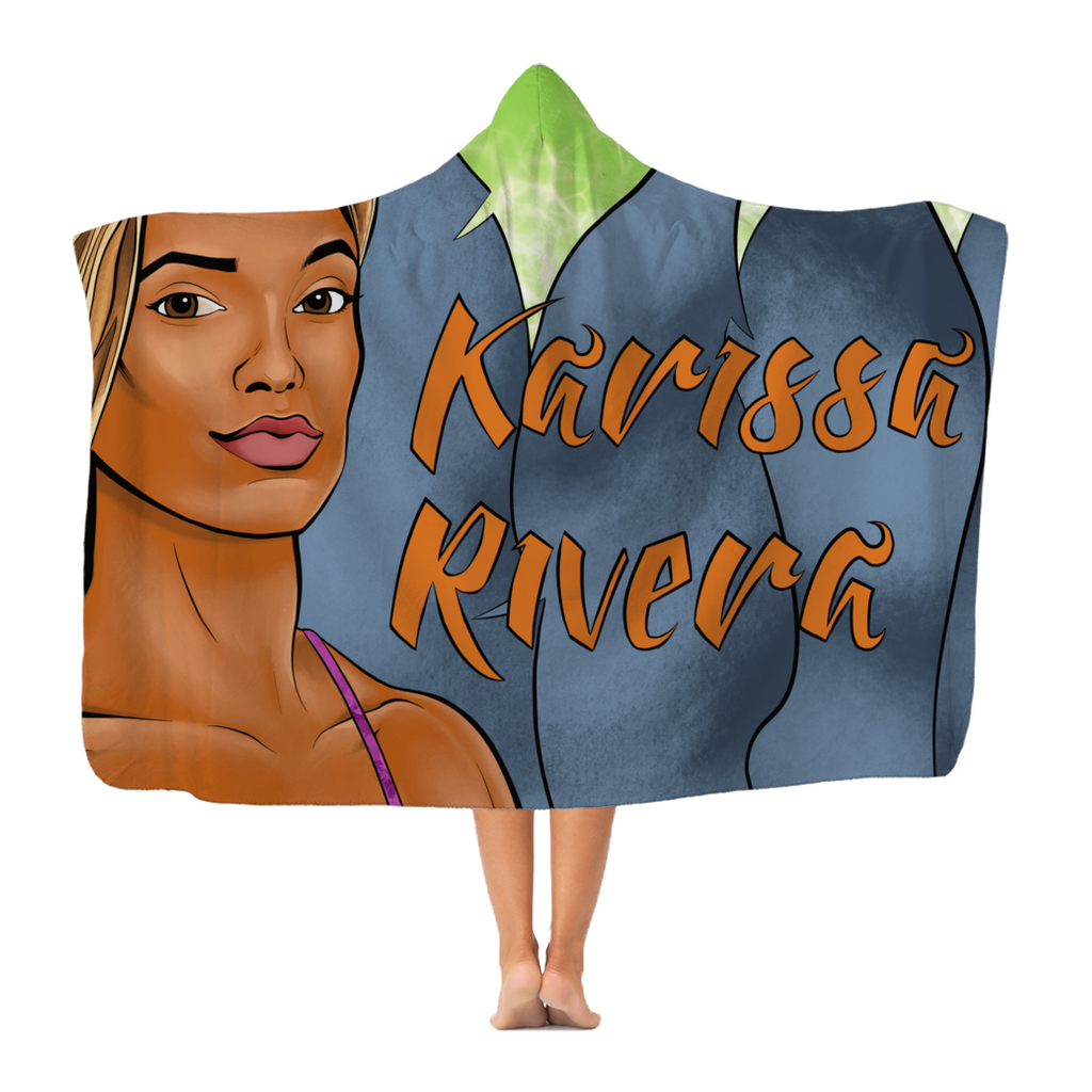 Karissa Rivera (USA) "Portrait" Hooded Blanket