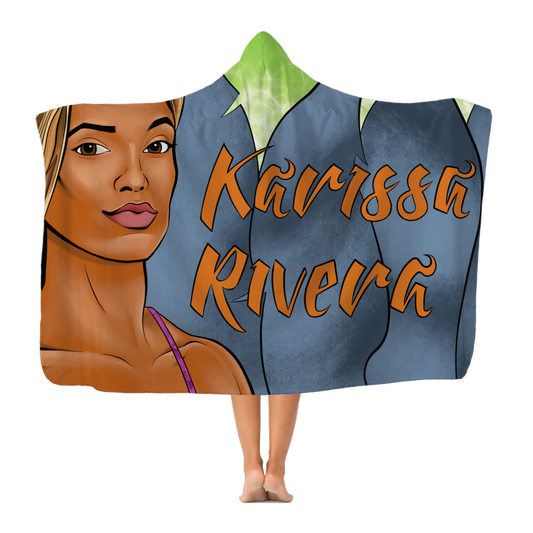 Karissa Rivera (USA) "Portrait" Hooded Blanket