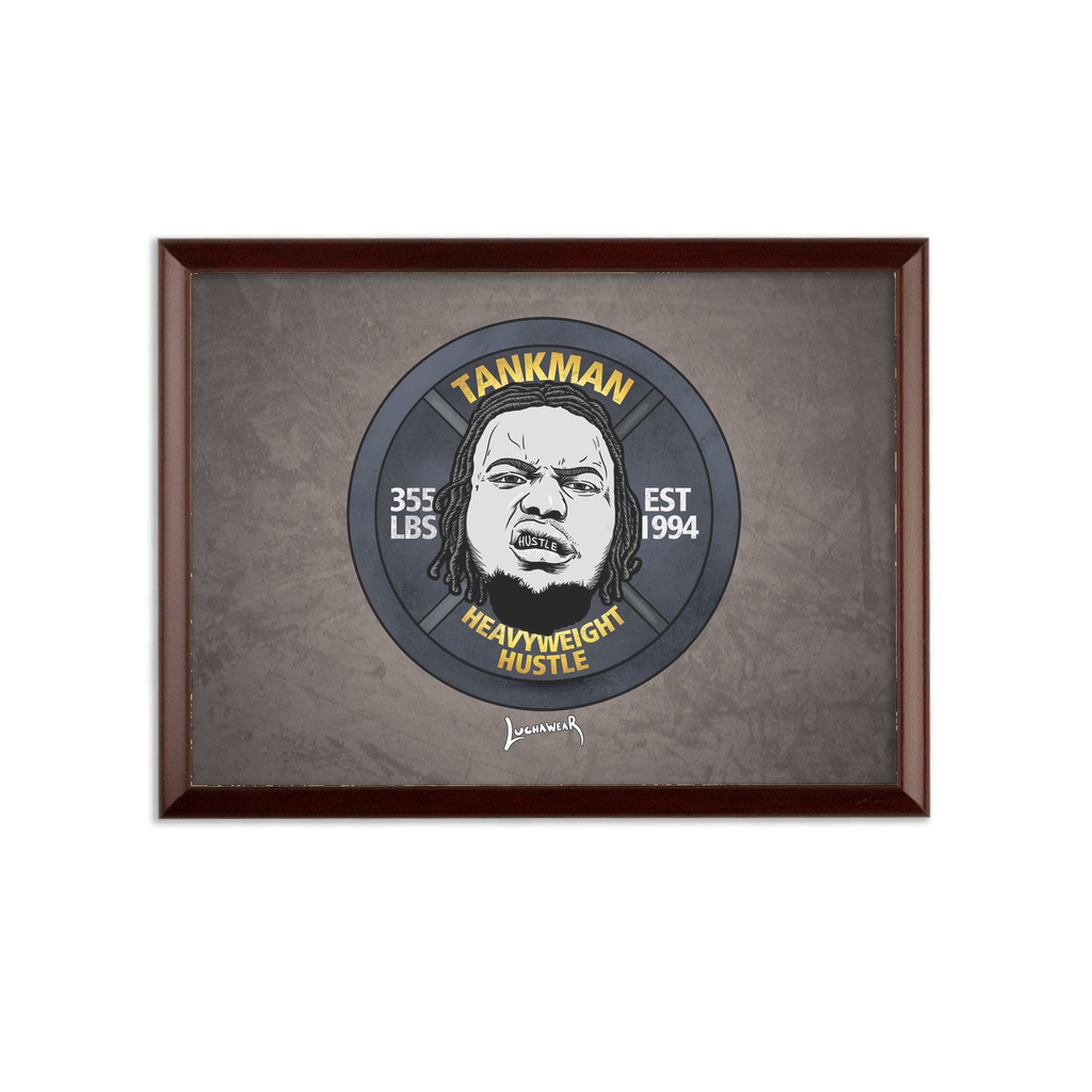 Calvin Tankman (USA) "Heavyweight Hustle" Wall Art Plaque