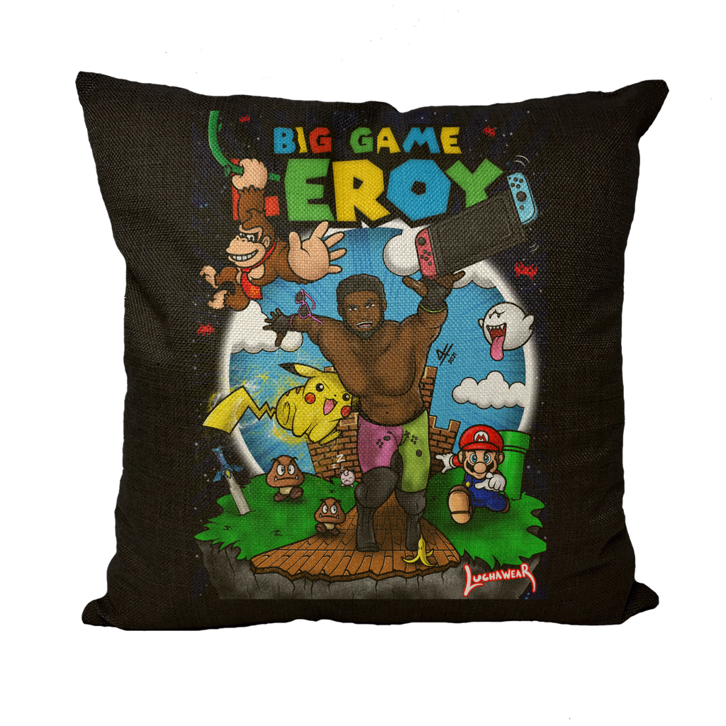 Get your game on! (USA) "Leroy Green" Throw Pillow with Insert