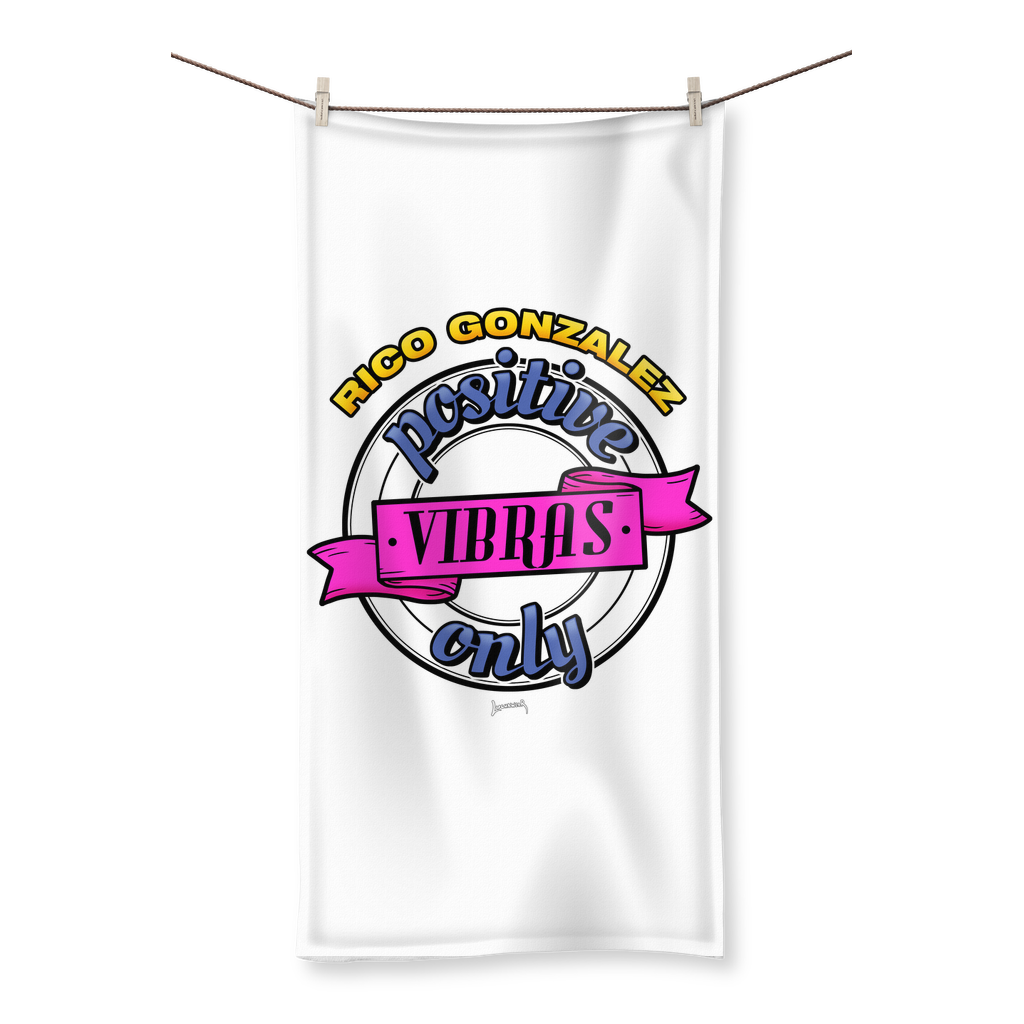 Rico Gonzalez (MEX) "Positive Vibras" Home and Beach Towel