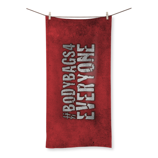 Mr Grim (USA) "Bodybags 4 Everyone" Home and Beach Towel