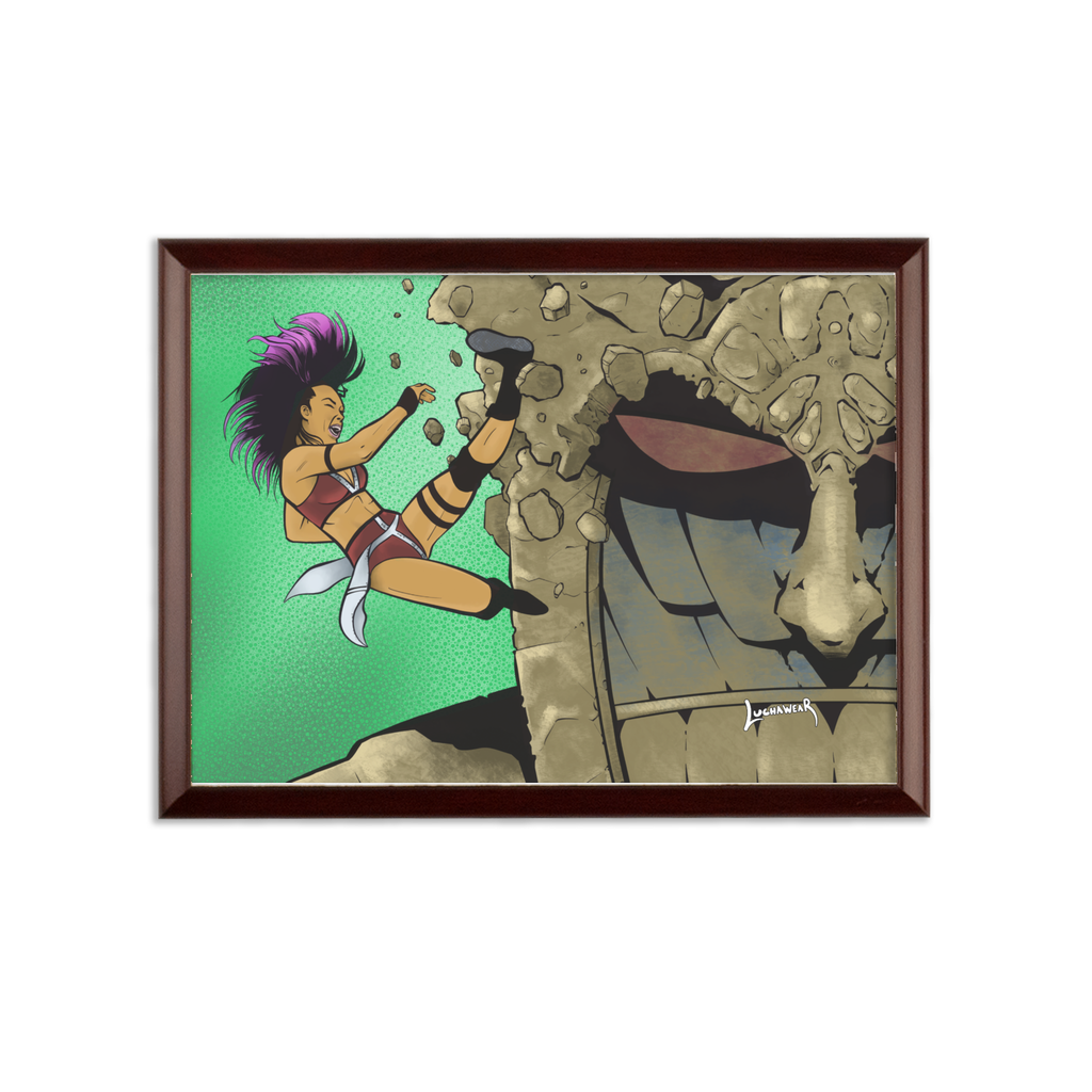 Zeda Zhang (USA) "Kick" Wall Art Plaque