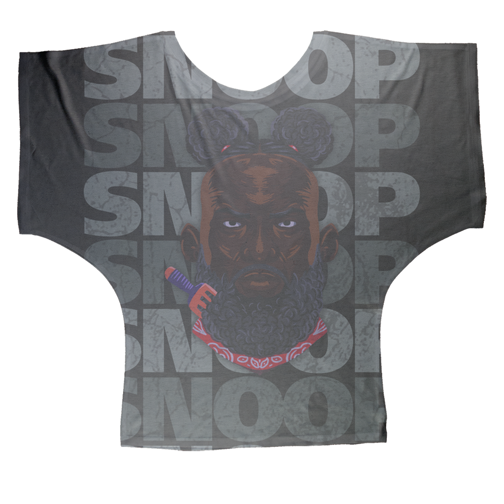 Snoop Strikes (USA) SNOOP Women's Wear Batwing Top