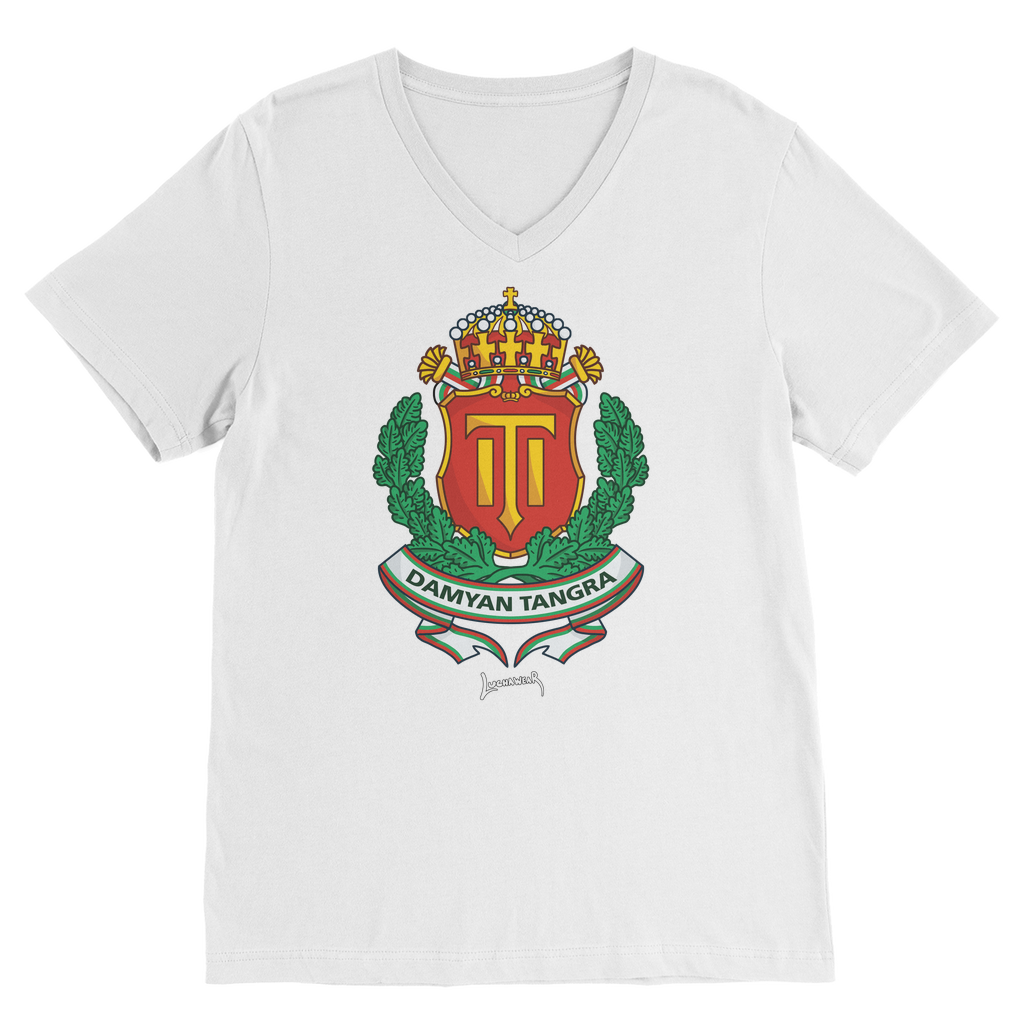 Damyan Tangra (BGR) "Coat of Arms" V Neck Tee