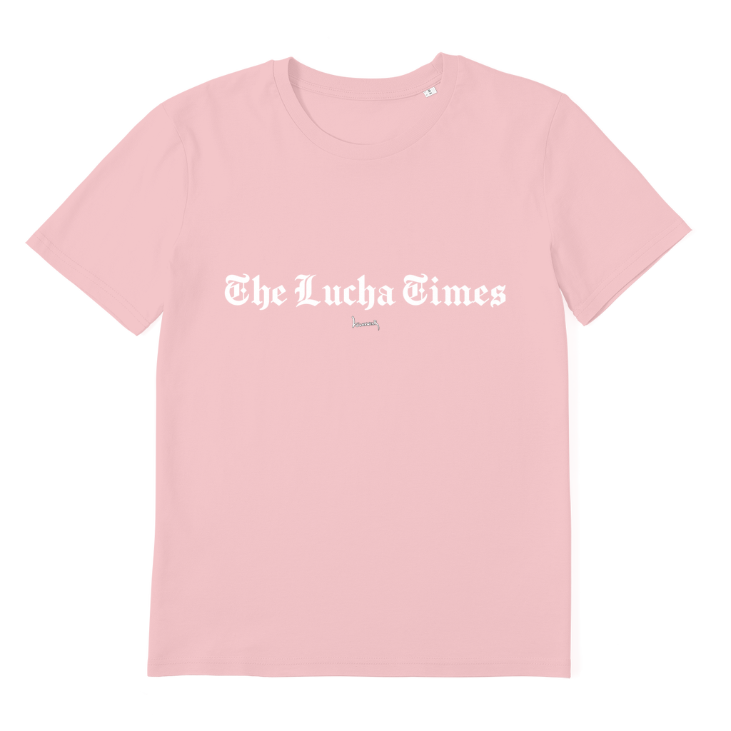 Lucha Times (White) Premium Organic Unisex Tee