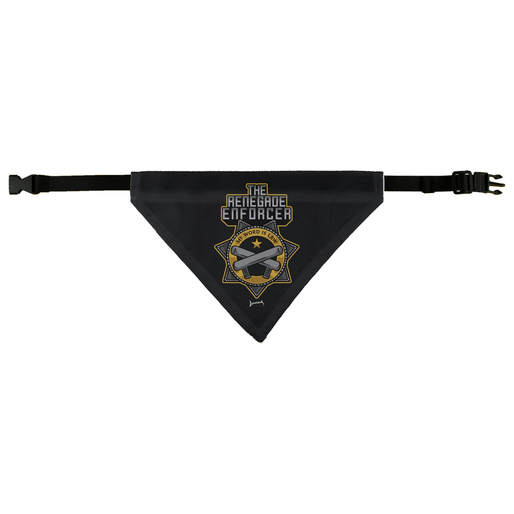 Renegade Enforcer (USA) "My Word is Law" Doggie/ Pet Bandana