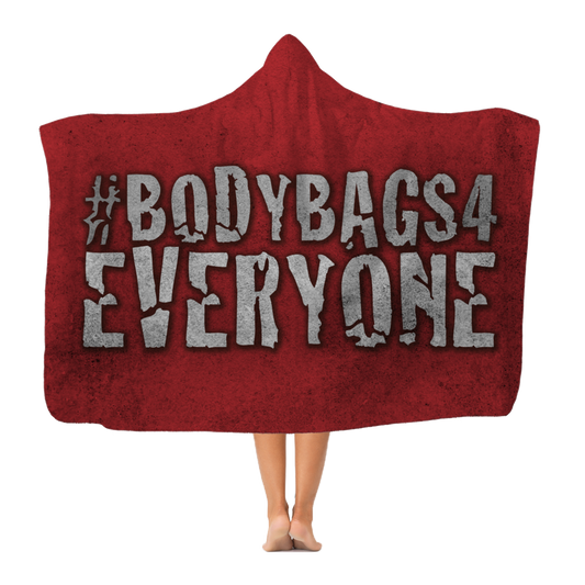 Mr Grim (USA) "Bodybags 4 Everyone" Hooded Blanket