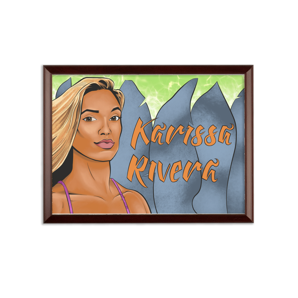 Karissa Rivera (USA) "Portrait" Wall Art Plaque