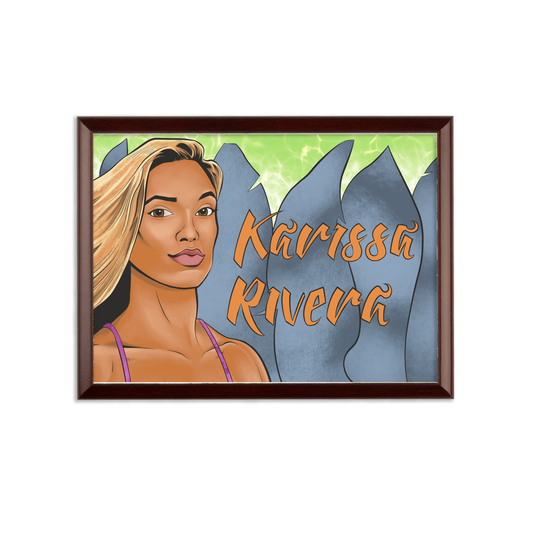 Karissa Rivera (USA) "Portrait" Wall Art Plaque