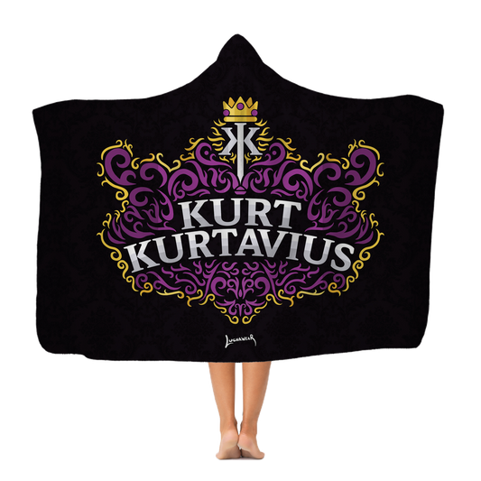 Kurt Kurtavious (USA) "Royalty " Hooded Blanket