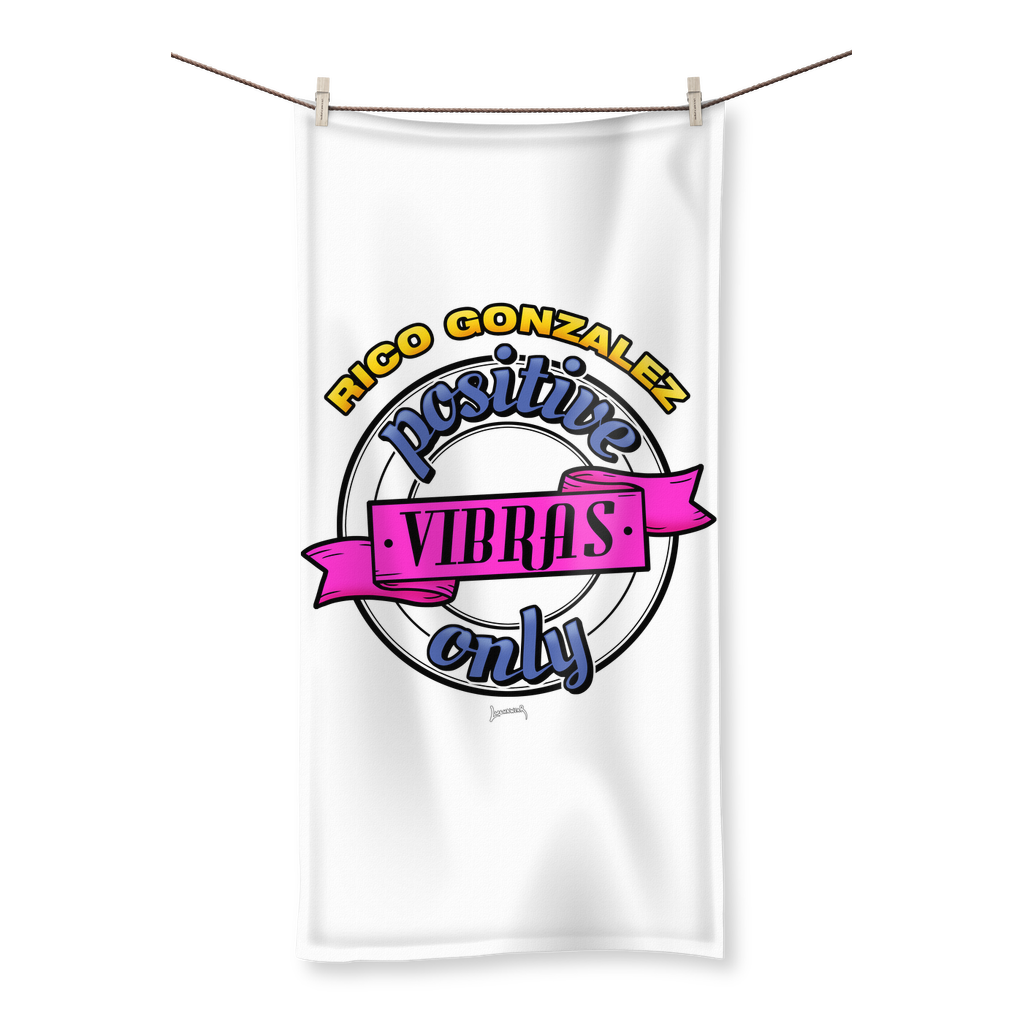 Rico Gonzalez (MEX) "Positive Vibras" Home and Beach Towel