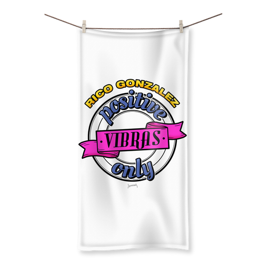 Rico Gonzalez (MEX) "Positive Vibras" Home and Beach Towel