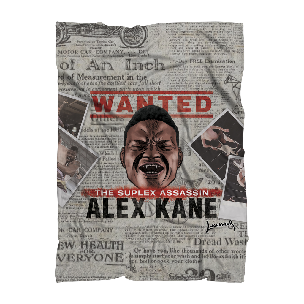 Alex Kane (USA) "Wanted" Throw Blanket