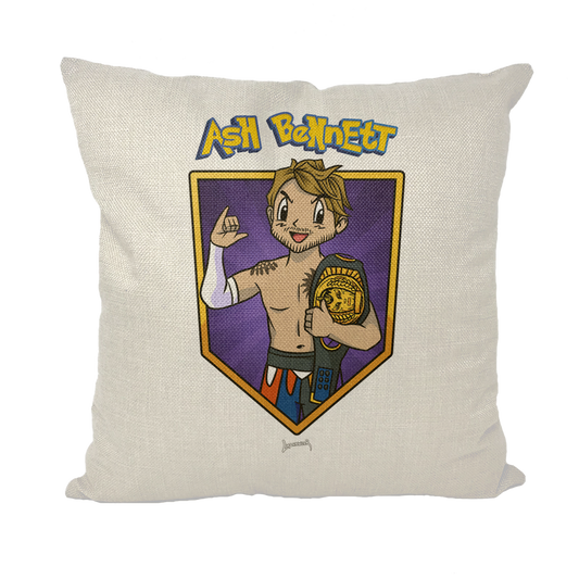 Ash Bennett (USA) "Champ" Throw Pillow