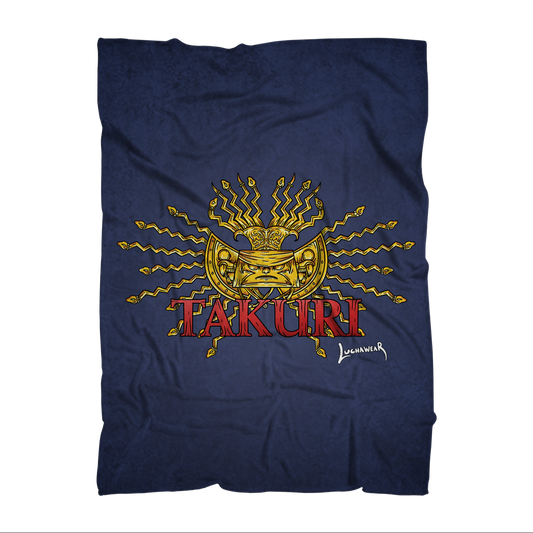 Takuri (USA) "Golden Sun" Throw Blanket