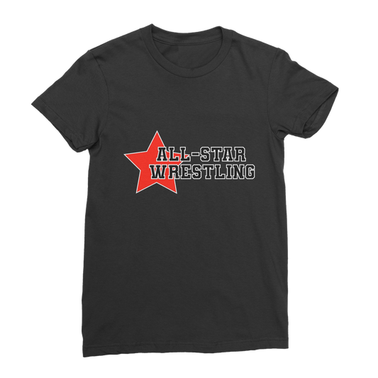 All Star (USA) "All Star Wrestling" Women's Wear T-Shirt
