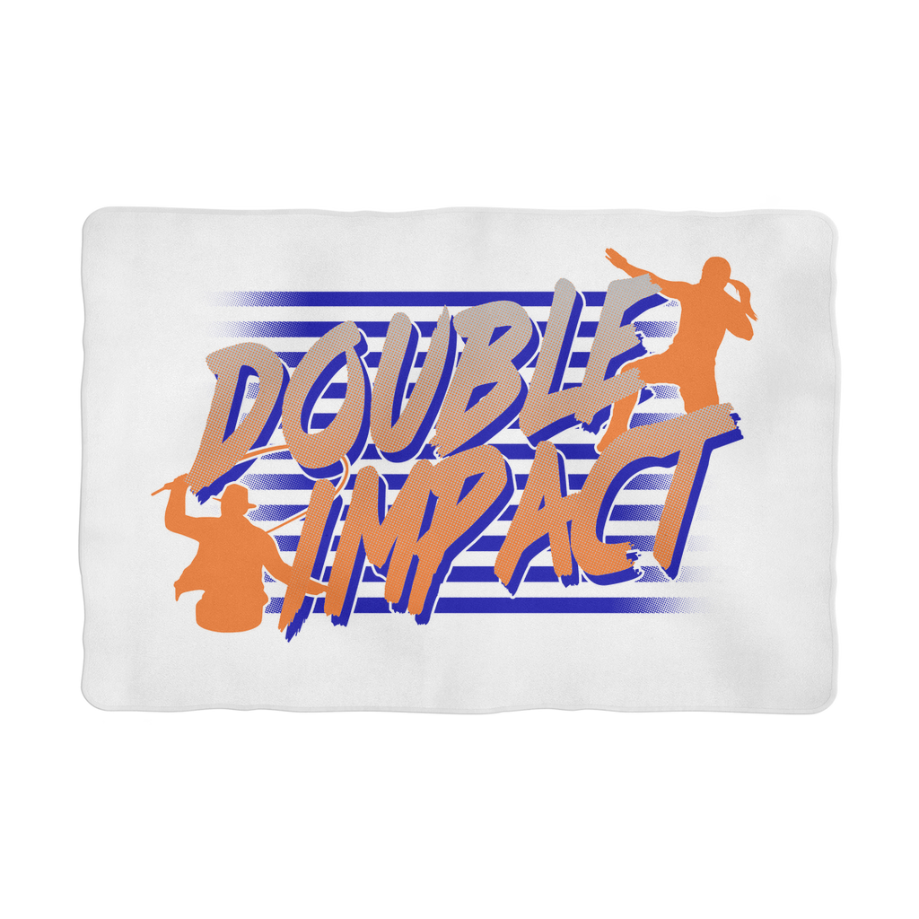 Double Impact (USA) "Logo"  Pet Blanket
