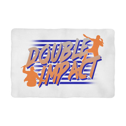 Double Impact (USA) "Logo"  Pet Blanket