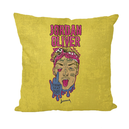 Jordan Oliver (USA) "Clout Man" Throw Pillow with Insert