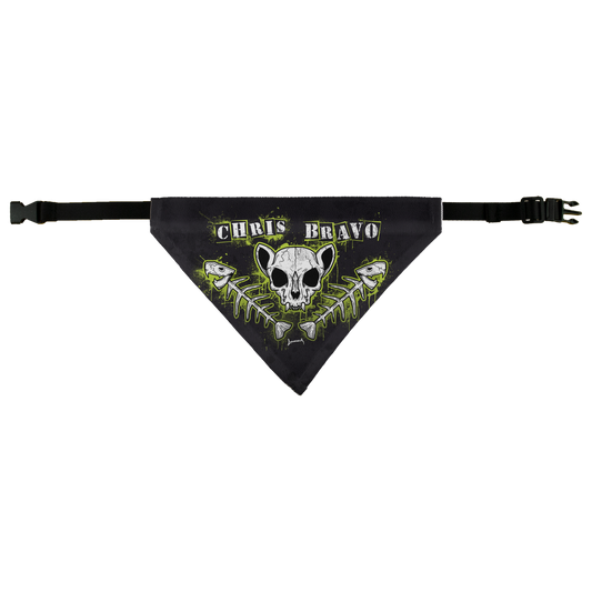 Chris Bravo (BOL) "Fish Bonez" Doggie/ Pet Bandana