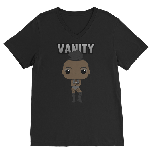 Vanity (USA) "Lil Vanity" V Neck Tee