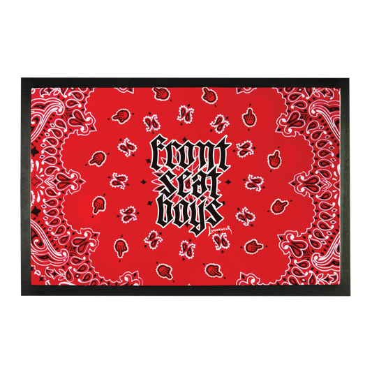 Jordan Oliver (USA) "Front Seat Boys" Doormat