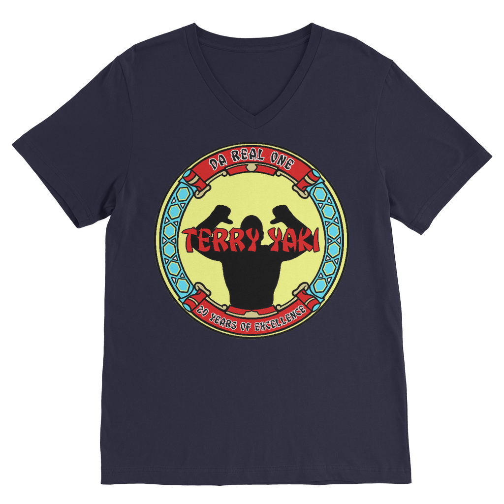 Terry Yaki (USA) "Da Real One" V Neck Tee