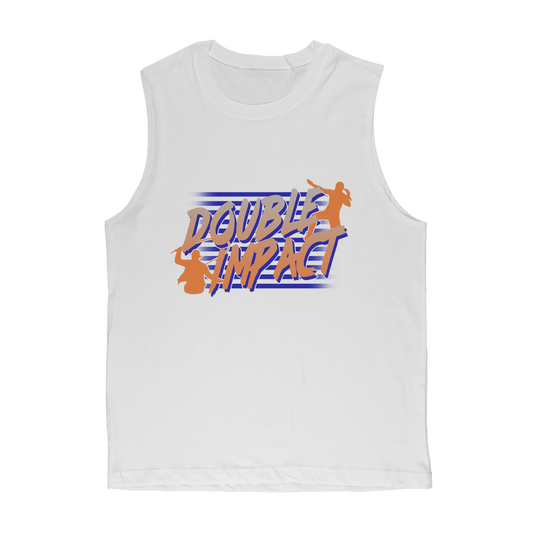 Double Impact (USA) "Logo" Muscle Tank Top