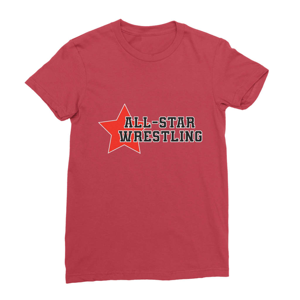 All Star (USA) "All Star Wrestling" Women's Wear T-Shirt